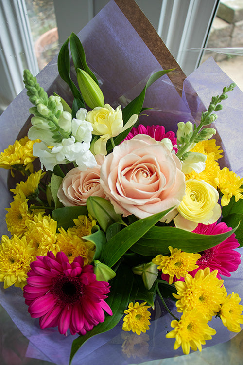 Floretta Bouquet in bright & cheery colours, standard size