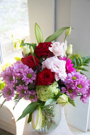 Floretta Vase in bright & cheery colours, standard size