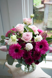 Floretta Vase in bright & cheery colours, standard size
