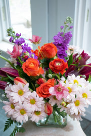 Floretta Vase in bright & cheery colours, standard size