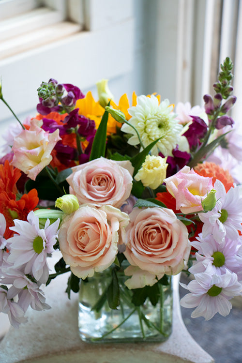 Floretta Vase in bright & cheery colours, standard size