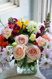 Floretta Vase in bright & cheery colours, standard size