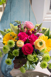 Floretta Vase in bright & cheery colours, standard size
