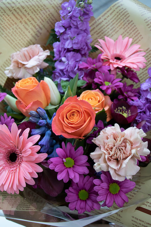 Floretta Bouquet in bright & cheery colours, standard size