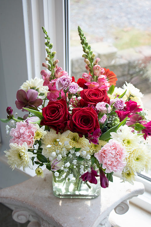 Floretta Vase in bright & cheery colours, standard size
