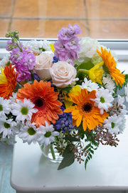 Floretta Vase in bright & cheery colours, standard size
