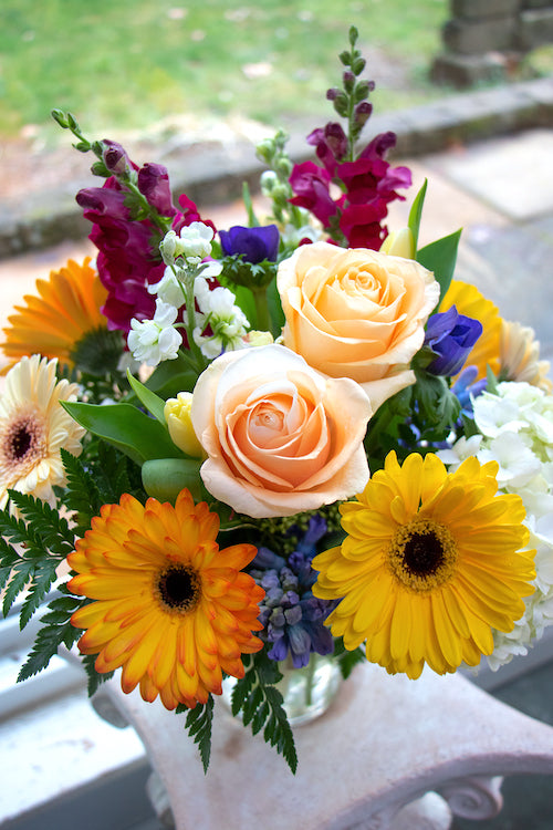 Floretta Vase in bright & cheery colours, standard size