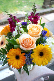 Floretta Vase in bright & cheery colours, standard size
