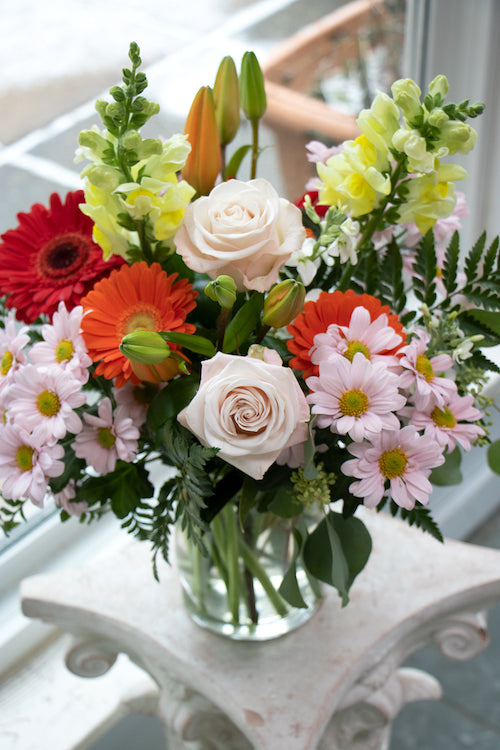 Floretta Vase in bright & cheery colours, standard size