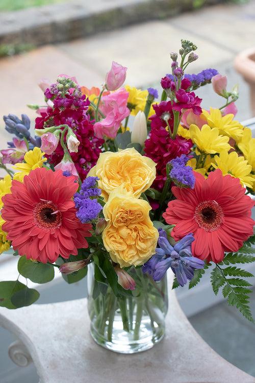 Floretta Vase in bright & cheery colours, standard size