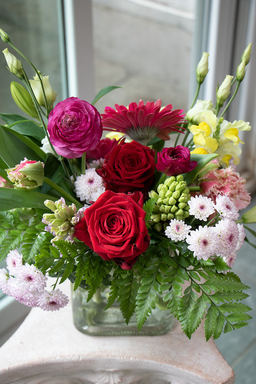 Floretta Vase in bright & cheery colours, standard size