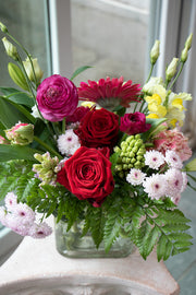 Floretta Vase in bright & cheery colours, standard size