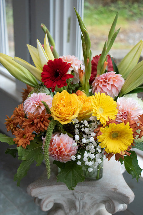 Floretta Vase in bright & cheery colours, standard size