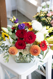 Floretta Vase in bright & cheery colours, standard size